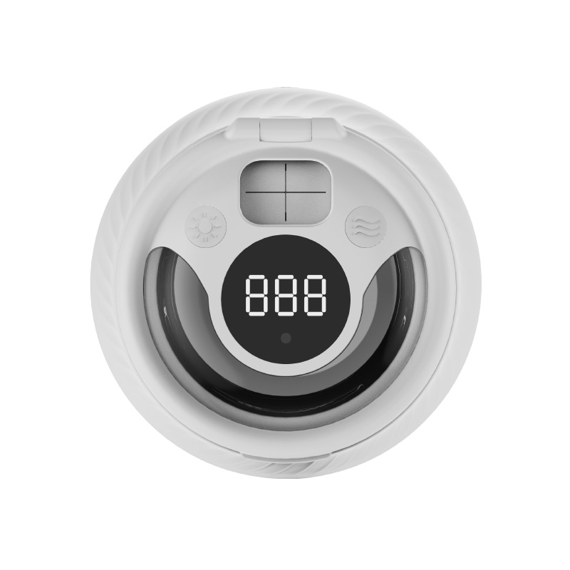 Top view of ZX-539 Pro showing digital display screen, insert-type window, and control buttons